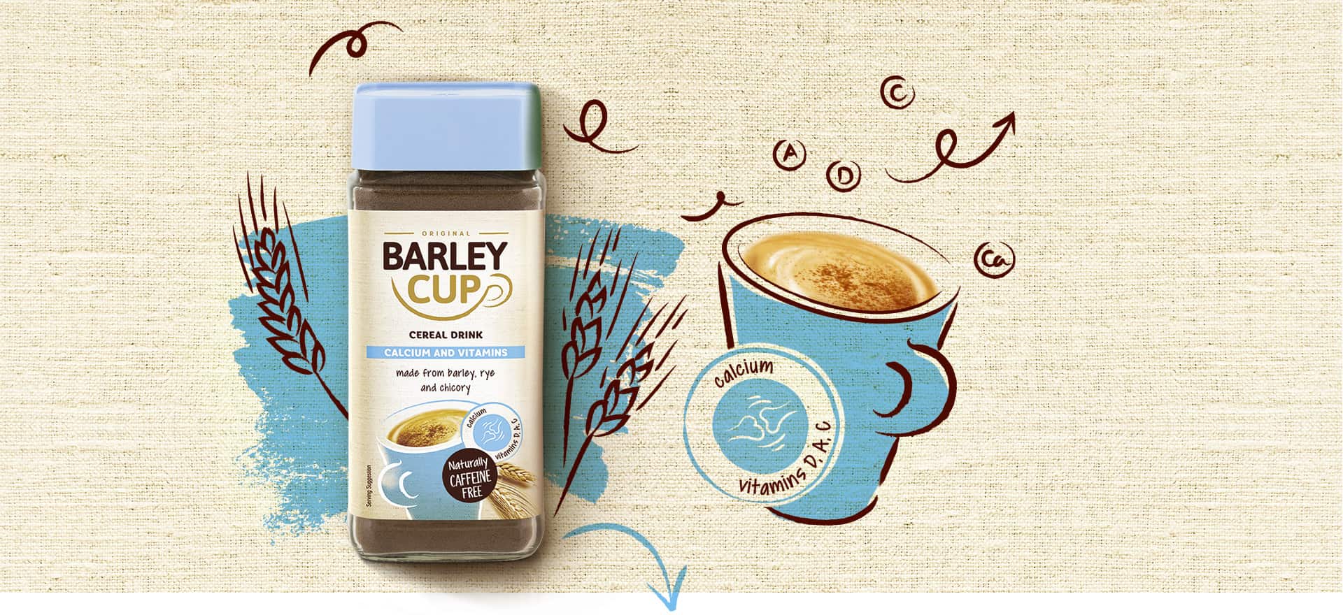 Barleycup Calcium & Vitamins